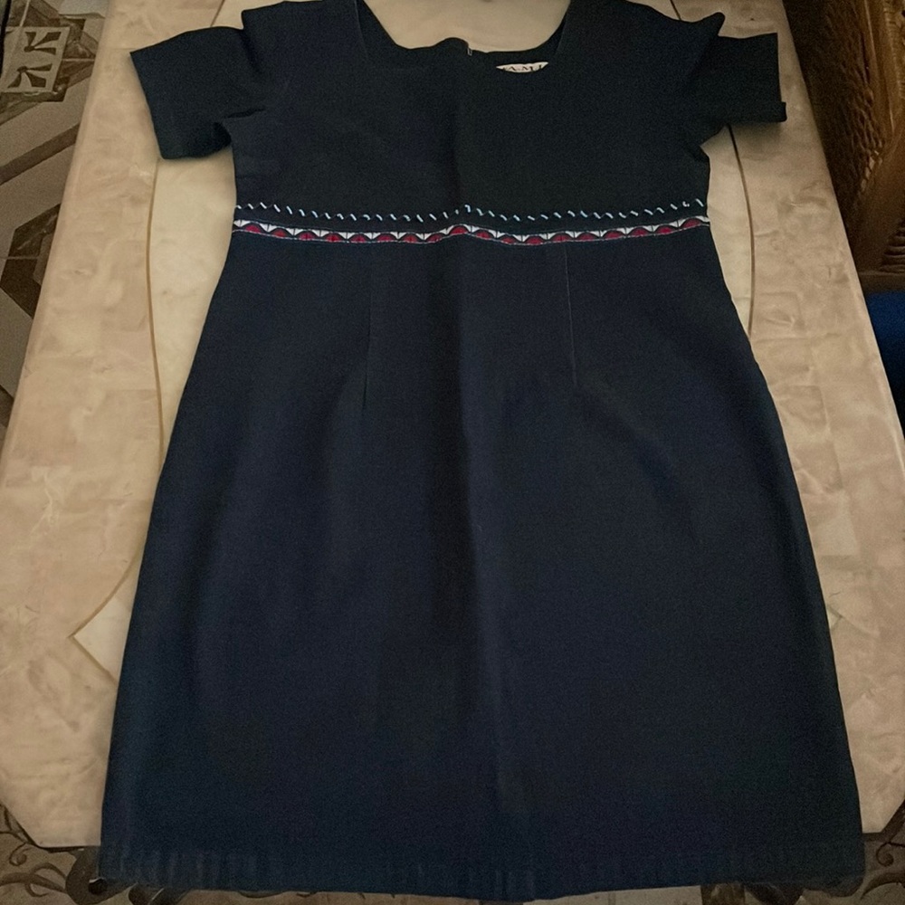 A.M.I WOMEN’S JEAN DRESS MEDIUM